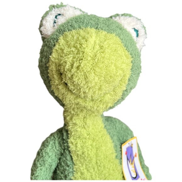 Rare! NWOT Vtg 2001 MANHATTAN TOY Stuffed Frog Toad Plush "Lolligags" 21" long - Picture 3 of 10